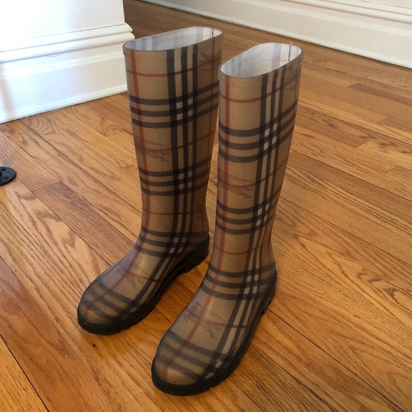 Burberry Rain Boots (Euro Size 36) - Picture 1 of 5